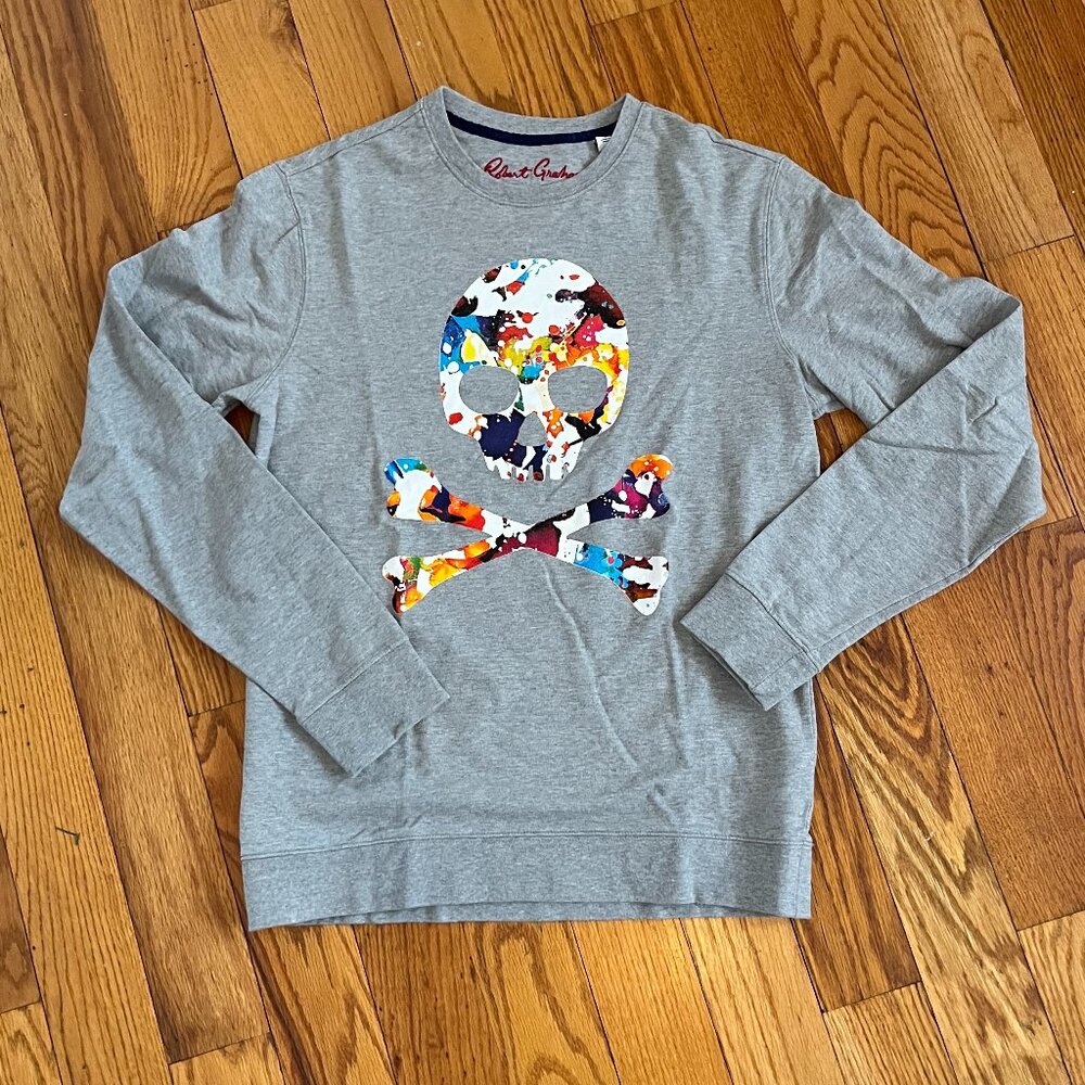 Robert Graham "Knockout" Skull Design Long Sleeved Shirt - NWOT